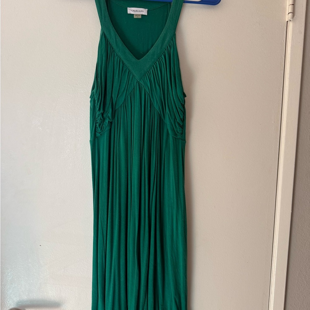 Calvin Klein Teal Maxi Dress